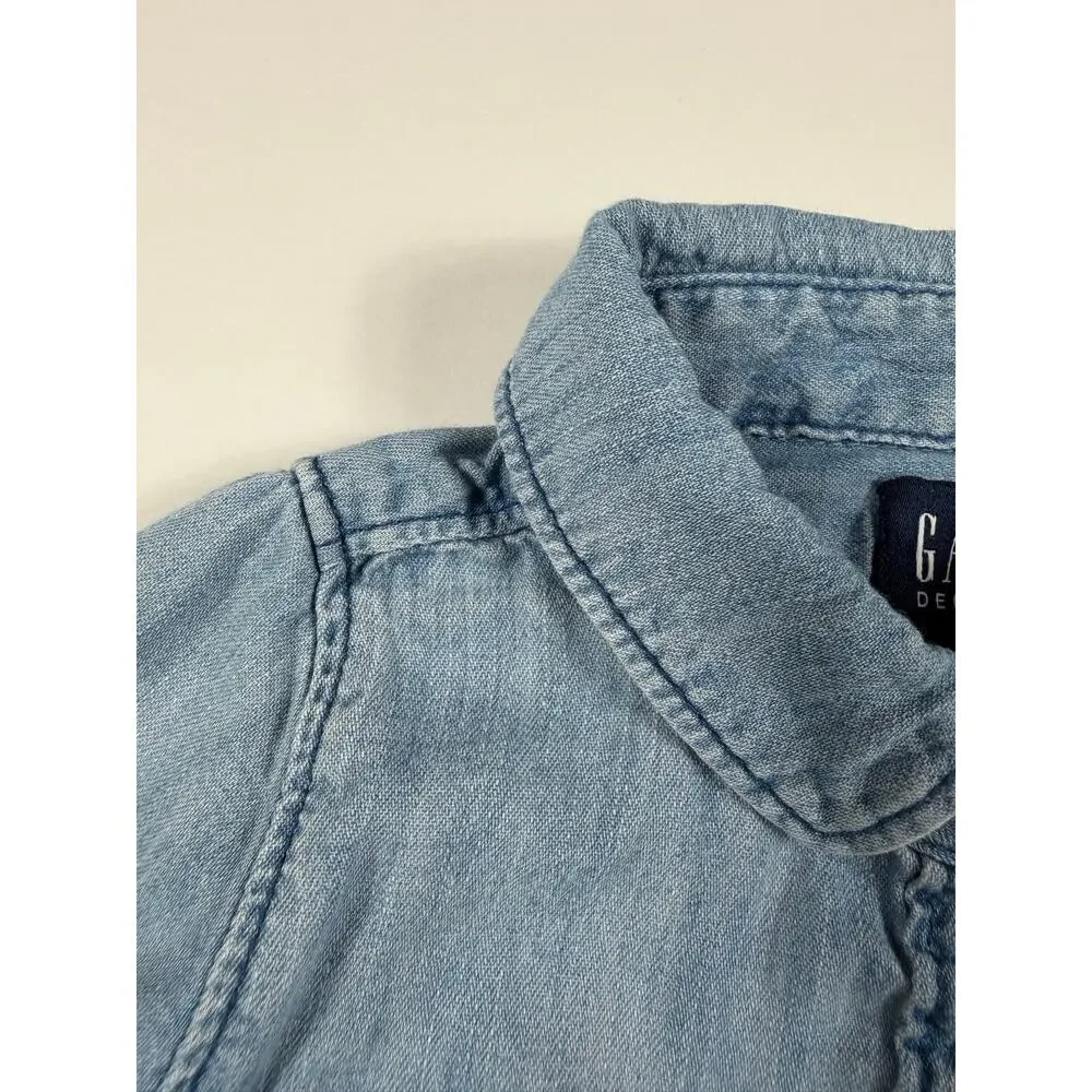 Gap Denim Chambray Button Front Shirt Toddler 18–24 Months